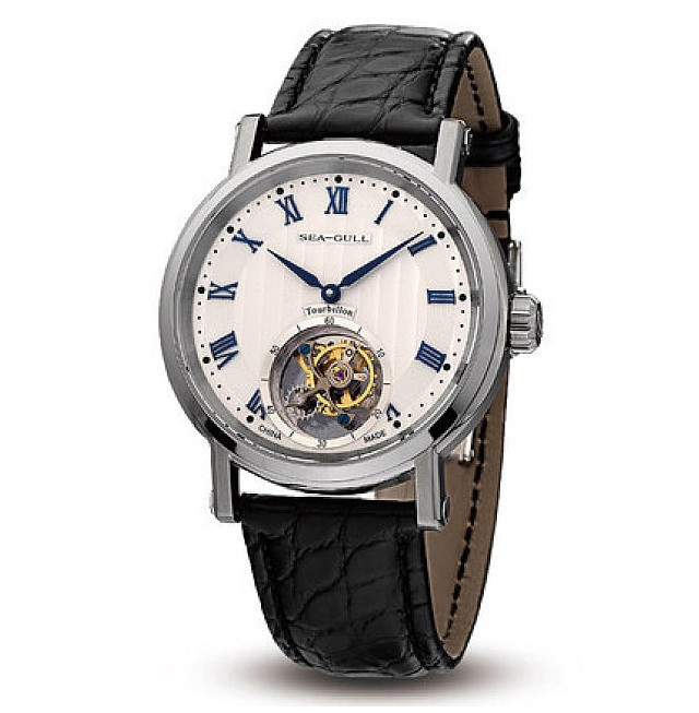 海鸥简约手动陀飞轮男表818.920